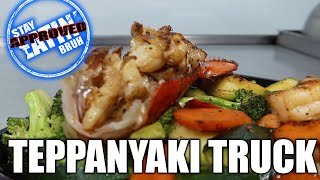 Cooking Lobster & Filet Mignon On A Hibachi Food Truck In Los Angeles