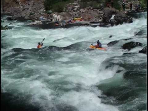 Kayaking Clavey Falls, Gold Country Paddlers 7-25-09