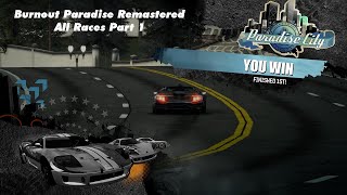 Burnout Paradise Remastered: All Races 1\/4