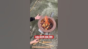Bếp củi thông minh đun nhanh nấu sạch, tiết kiệm nhiên liệu ..!!! #bepcuithongminh