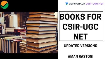 Important Books for CSIR-UGC NET 2020 [Updated Versions] | Books-List | Aman Rastogi