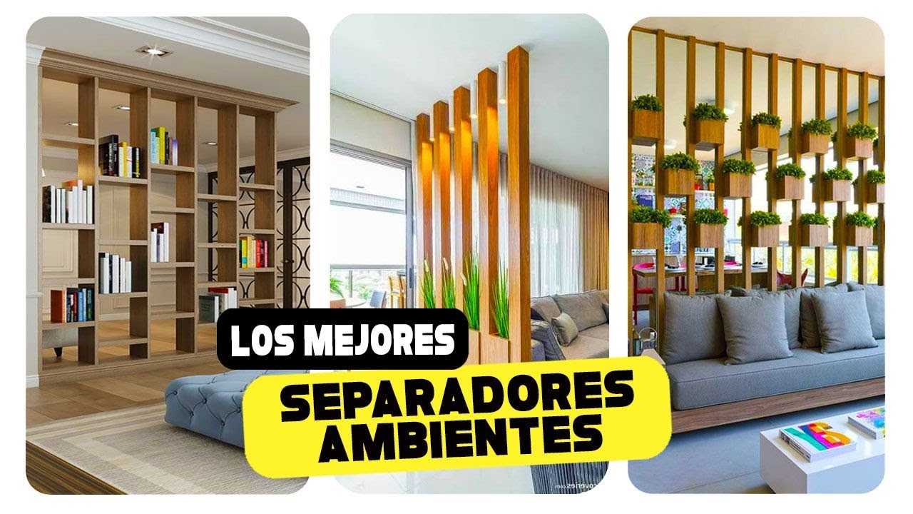 Estos SEPARADORES DE AMBIENTES son la mejor idea de DECORACION para el  hogar - SIN CONSTRUIR PAREDES 