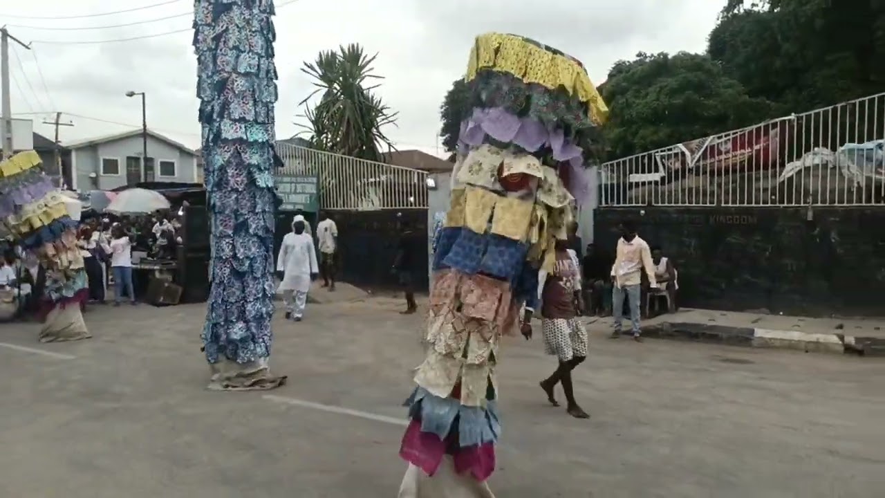 white men came from Morocco to see Igunnuko performance at Bariga Lagos