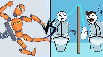 RAGDOLL BREAK bones 🆚 thief Puzzle - stick robber Gameplay new level part 04