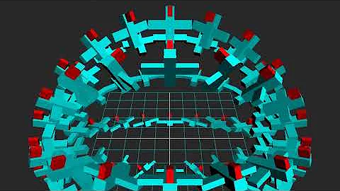 lookat object3d method with apply euler Vector3 method - threejs examples