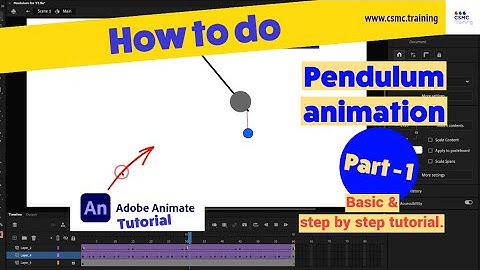 How to animate Pendulum in animate CC  part1 #animatecc #digitalanimation