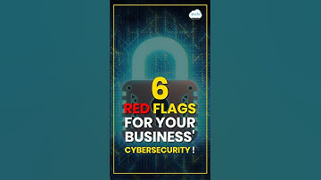 6 Cybersecurity Red Flags for your business #cybersecurity #cyberattack #sos