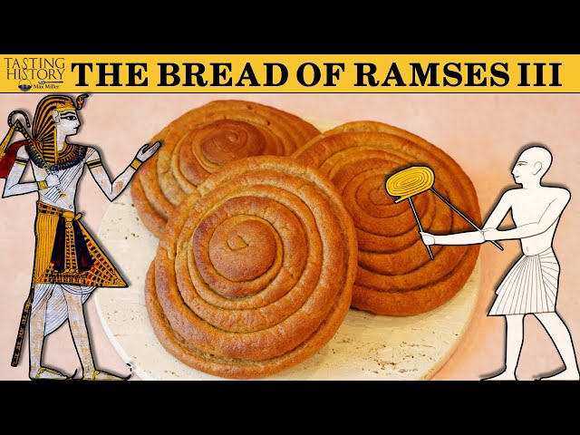 Ancient Egyptian Spiral Bread of the Pharaoh class=
