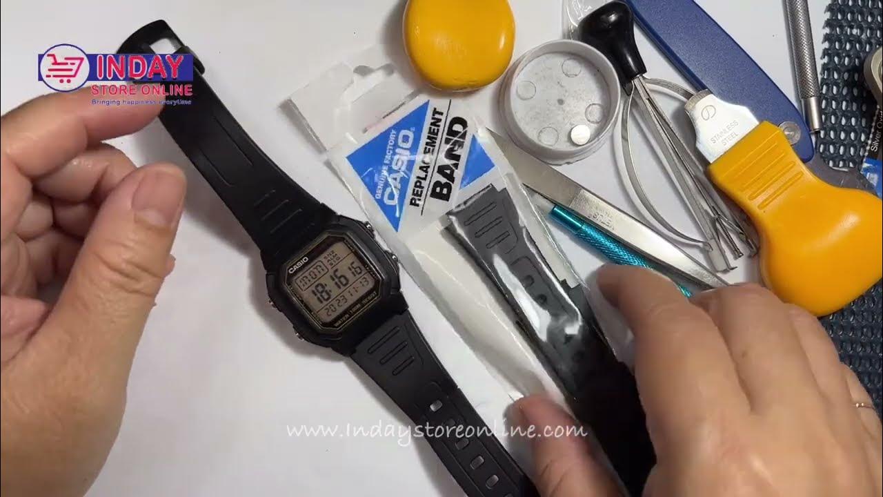 casio-w-800h-how-to-replace-strap-youtube