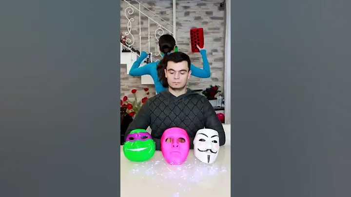 Masks of heroes challenge by Secret Vlog #shorts