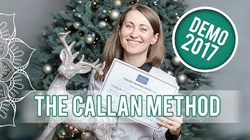 The Callan Method Demo 2017 English With Sasha