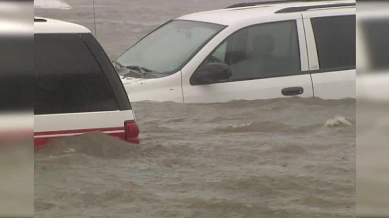 Never-before-seen video shows longtime WDSU reporter Heath Allen in St. Bernard Parish after Hurr...