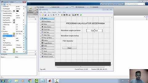 Tugas JST (Program Kalkulator Sederhana Menggunakan MATLAB)