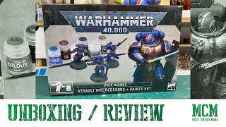 Warhammer 40K: Space Marines - Assault Intercessors + Paint Set – Warsenal