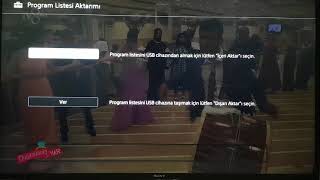 Sony androit tv kanal listesi yedekleme ve usbden yükleme