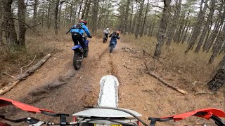 Ripping Through Pine Barrens NJ | CR250R