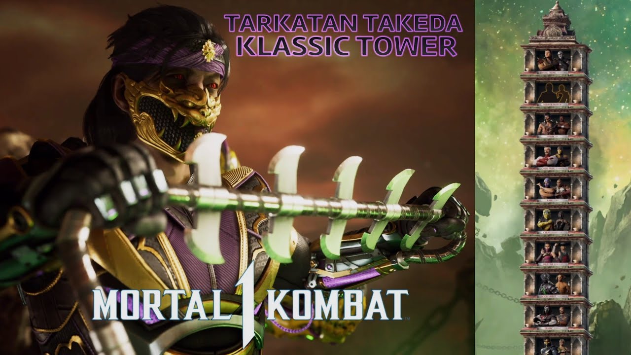 MK1 - *Tarkatan Takeda* (Cyrax Kameo) Klassic Tower Gameplay + Ending (1080p 60fps) PS5