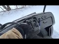 Pushing Snow with WARN ProVantage on a Kawasaki Mule 610 XC.