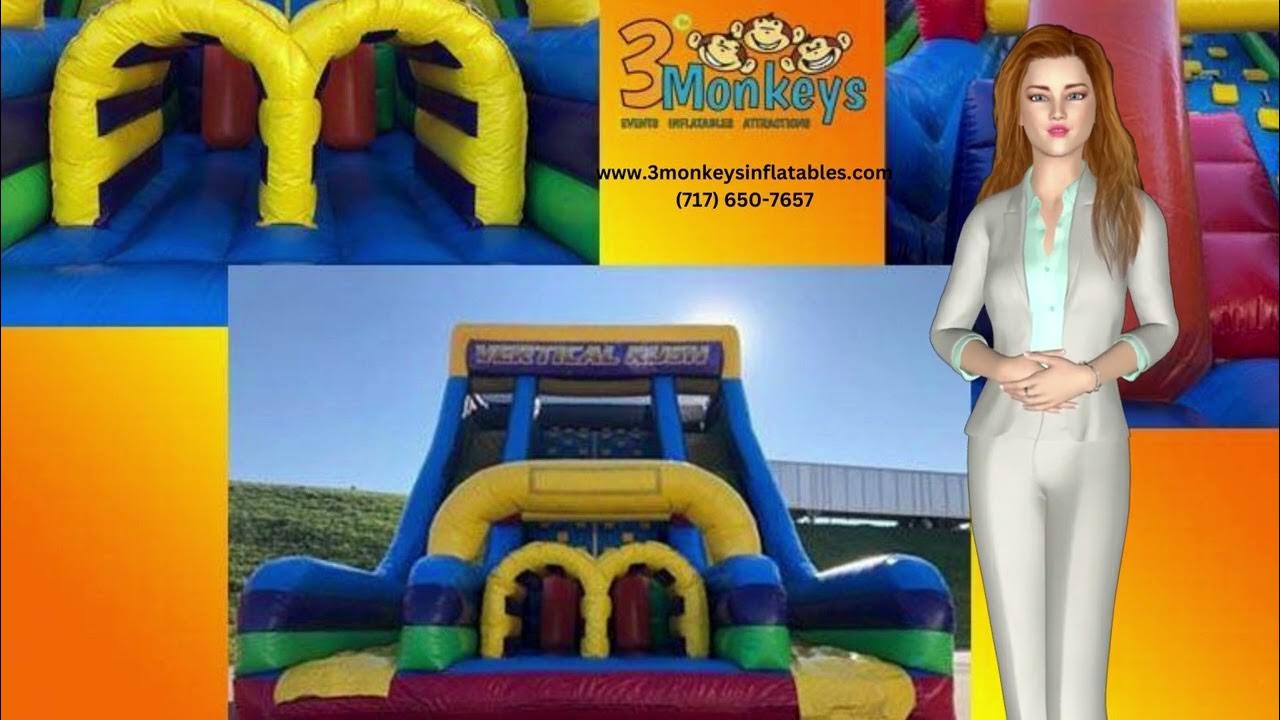 3 Monkeys Inflatables 7176507657 YouTube