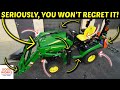 TOP 10 REASONS TO BUY A TINY TRACTOR! JOHN DEERE 1025R! 👨‍🌾🚜