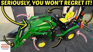 top 10 reasons to buy a tiny tractor! john deere 1025r! 👨‍🌾🚜