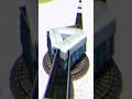 Crazy Extreme Train Cross At Bumpy Circle Diamond Tracks 💥🤯🔥 BeamNG.Drive – Train simulator #shorts