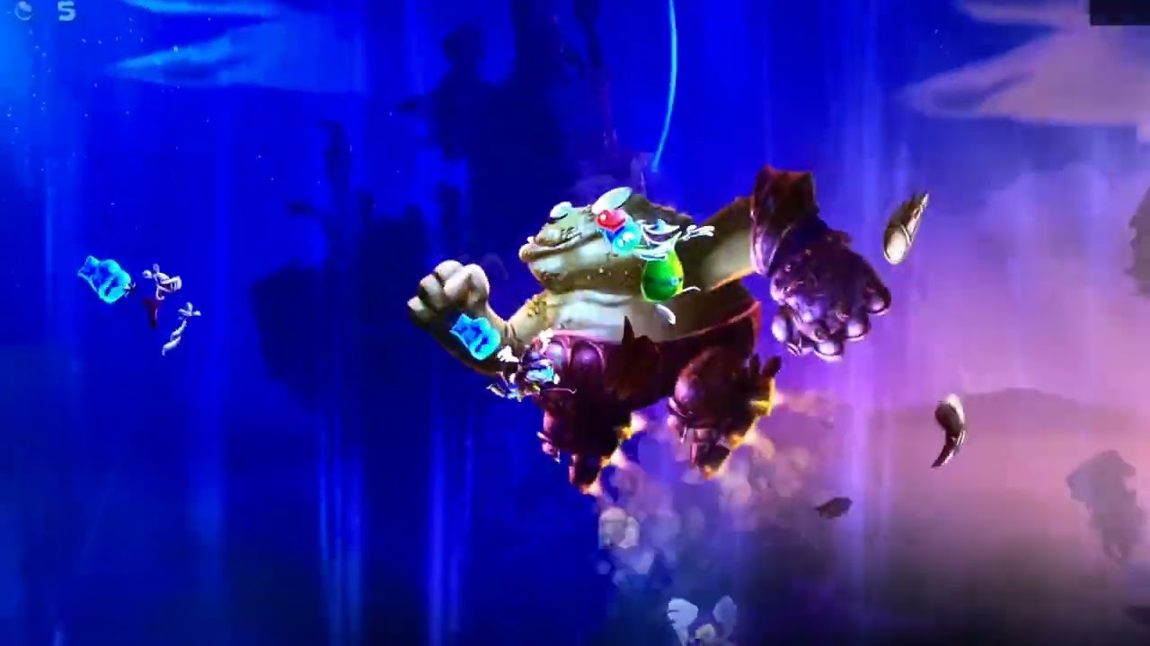 Rayman Legends Toad Story Armored Toad Boss Fight Battle
