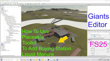 Giants Editor Tutorial | How To Add Buying Station Liquid Manure To Your Map | FS25 Step 37