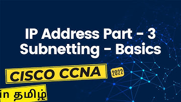 Subnetting Basics in Tamil | IP address Part 3 | Cisco CCNA