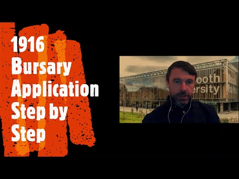 1916 Bursary Application Step by Step