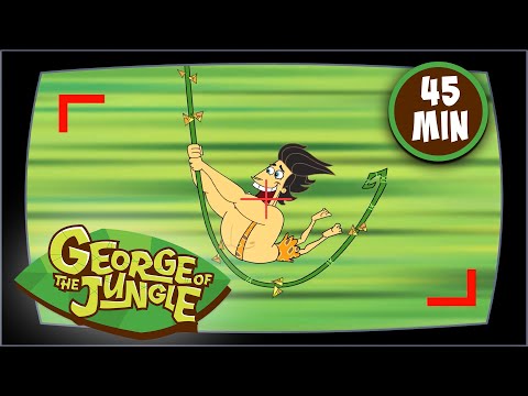 George of the Jungle | George Swings Across The Jungle | Compilation | Cartoons For Kids