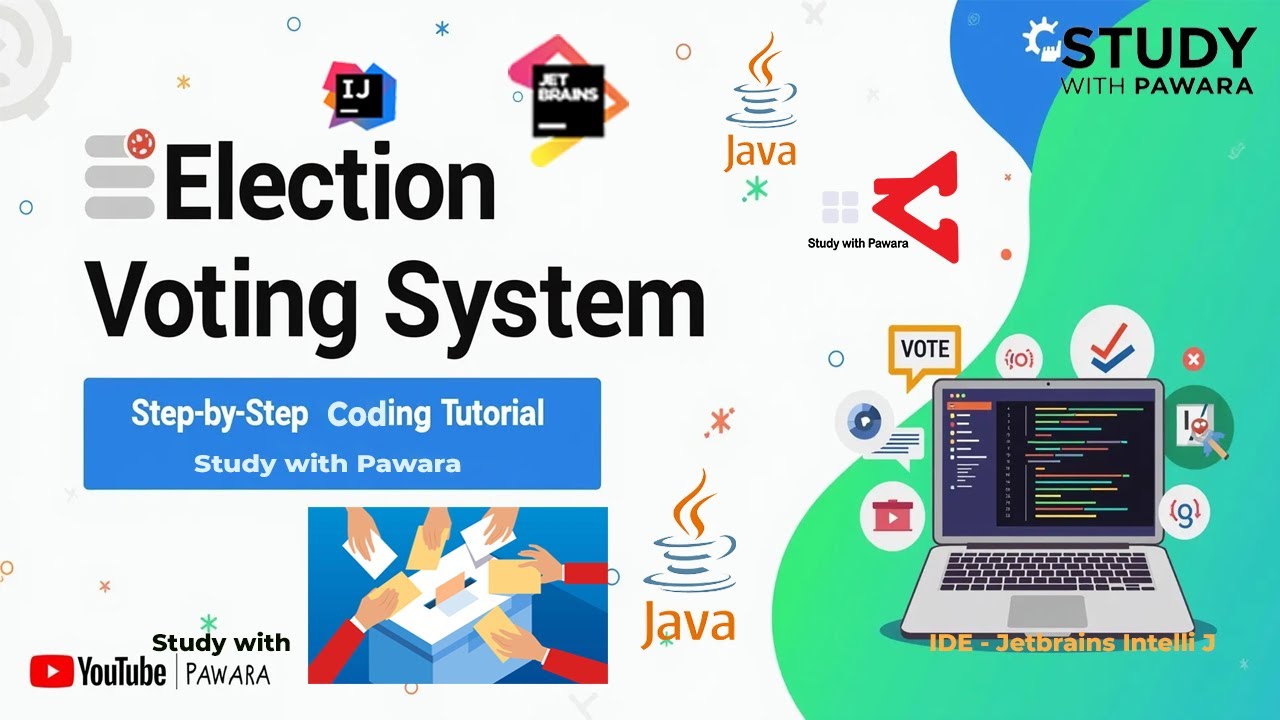 Election Voting System| JAVA | Scanner Class | Jet Brains| IntelliJ ...