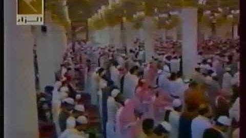 ما تيسر من  سورة النبأ .. تلاوة من ذكريات المسجد النبوي الشريف