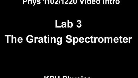 03 Grating Spectrometer - Richmond