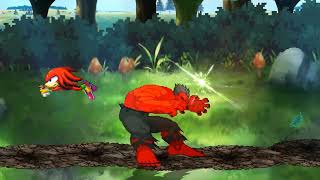 Red Hulk vs Knuckles! (Marvel vs Sonic The Hedgehog) Animation