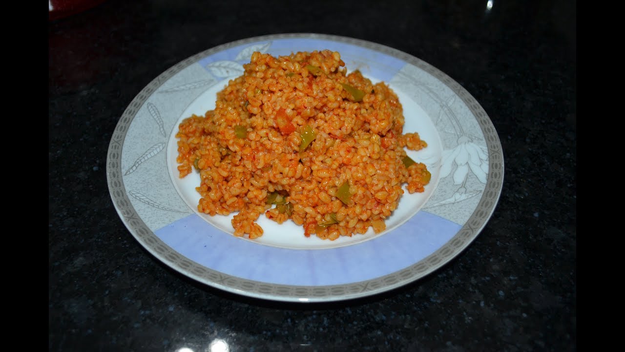 DOMATESLİ BULGUR PİLAVI TARİFİ (Tomato Bulgur Pilaf Recipe) - YouTube