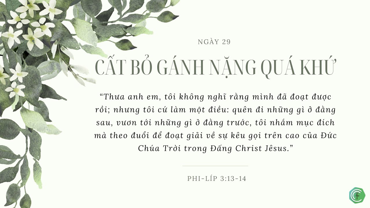 Ngày 29/31 - CẤT BỎ GÁNH NẶNG QUÁ KHỨ - Trích "Năng lực trong lời cầu nguyện của người nữ" episode artwork