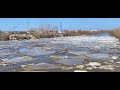 Рубцовский водоканал взломал лед на реке Алей