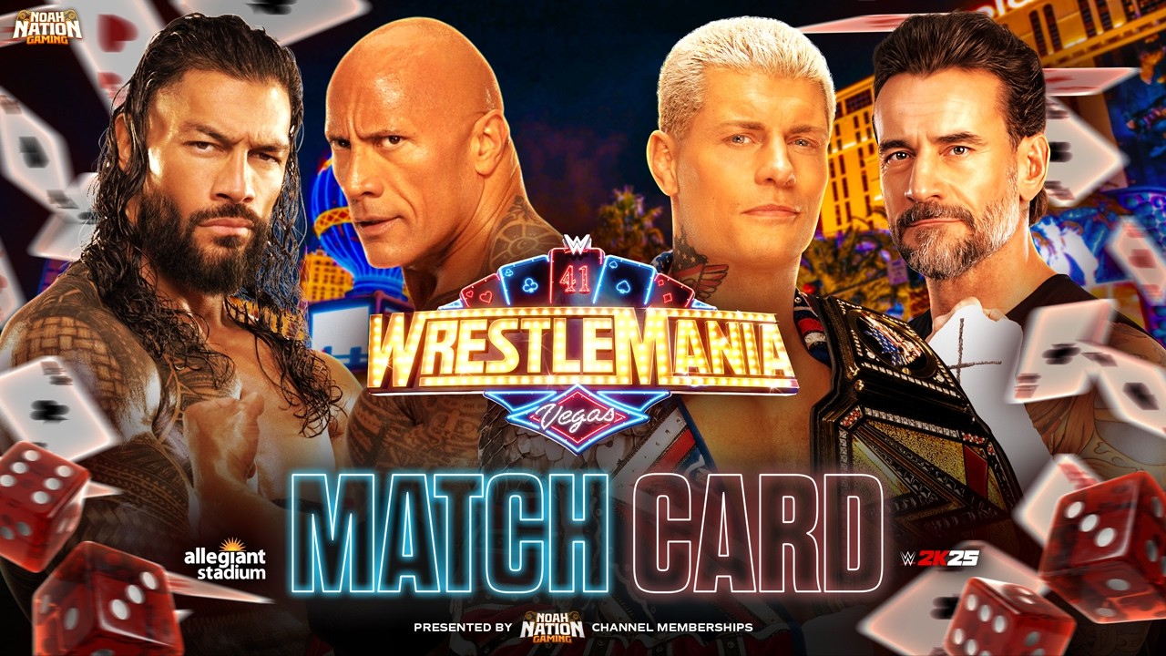 WrestleMania 2026 Match Card Rundown | WWE 2K25 Universe Mode