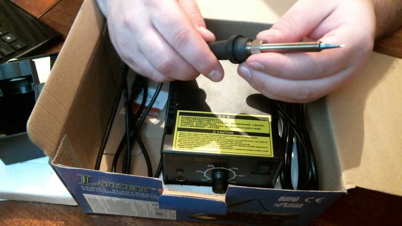 Обзор паяльной станции LUKEY 936A - YouTube