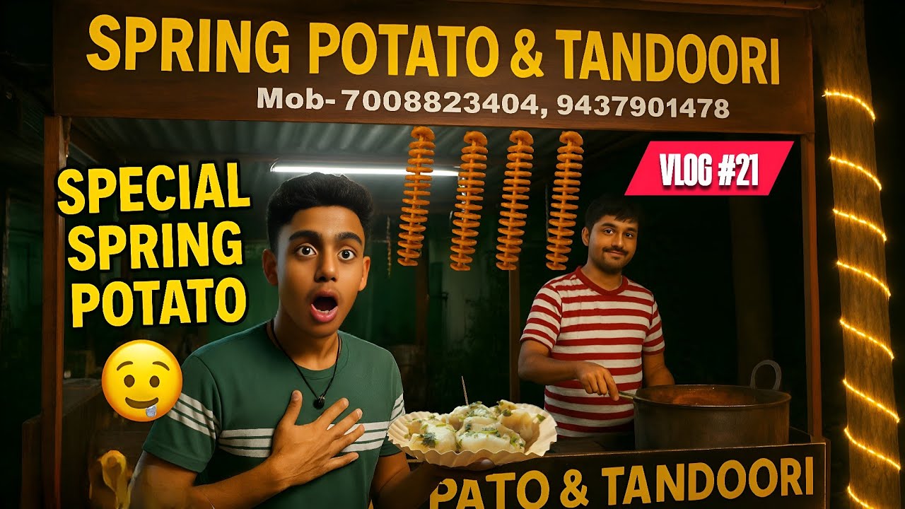 CUTTACK KA MOST FAMOUS SPRING POTATO 😱 | Tandoori Taste Ne Kar Diya Crazy! 