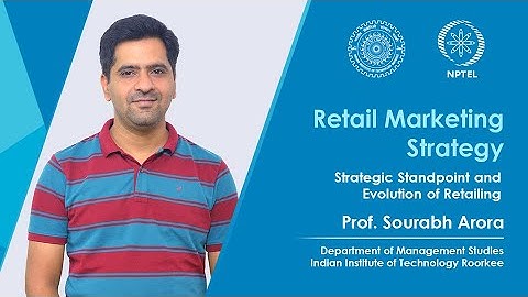 Lecture 3 - Strategic Standpoint and Evolution of Retailing