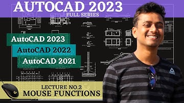 2.  Mouse functions in AutoCAD || AutoCAD 2023 full series in Hindi || AutoCAD हिंदी Tutorial (2023)