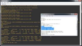 Connect GNS3 to a real network, setup NTP and Syslog to archive all commands