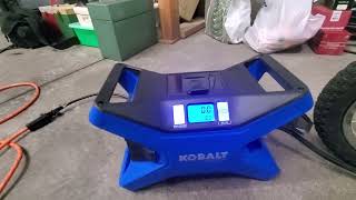 Testing the Lowes Kobalt Tire Inflator