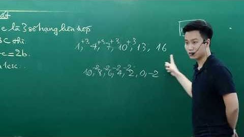 Cấp Số Cộng _ Toán 11 _ Thầy Nguyễn Quốc Chí