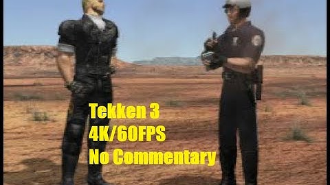 Tekken 3 Paul Arcade Mode Playthrough and Ending (4K/60FPS - No Commentary)