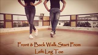 Basic footwork For dance & legs shuffling  tutorial for beginners | Easiest way to learn || Part-1