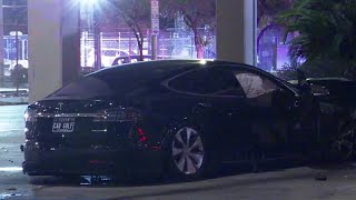 Tesla driver dead after crashing into Uber in downtown Houston