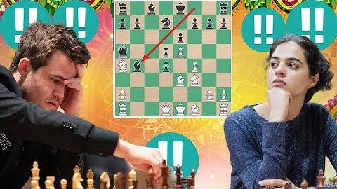 Creative Magnus Carlsen vs Tania Sachdev 141